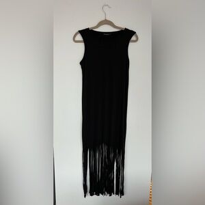 Long franges dress
